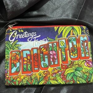 Brighton Greetings Canvas Pouch NWT